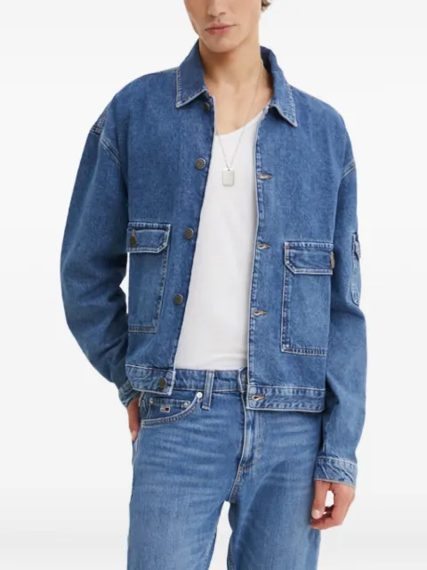 Desigual cotton denim jacket Blue 24WMED04