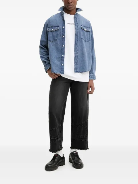 Desigual frayed-hem jeans Black 25SMDD06