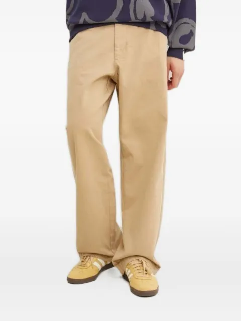 Desigual embroidered-pocket trousers Neutrals 24WMPW06