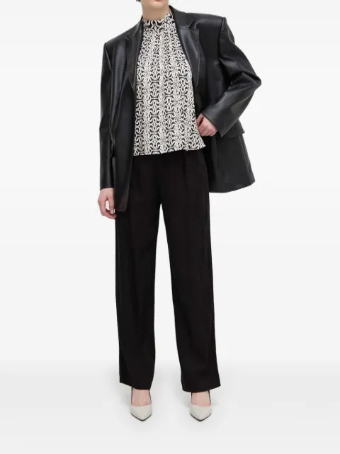 Desigual pleated-details trousers Black 24SWPW10