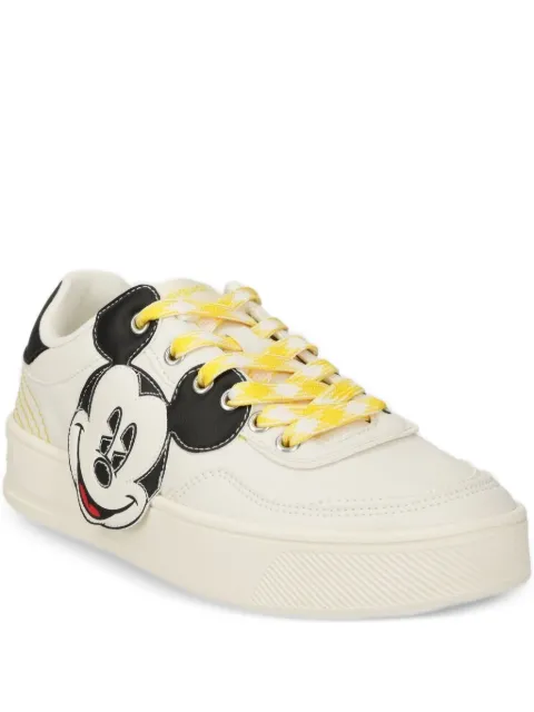 Desigual mickey-mouse embroidered sneakers Neutrals 24SSKP16