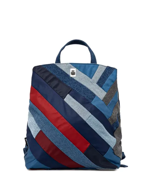 Desigual Austen Sumy denim patchwork backpack Blue 24WAKD02