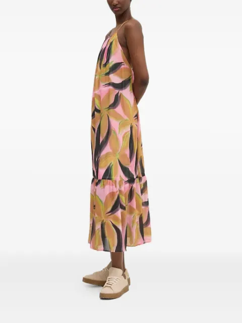Desigual floral-print tiered dress Pink 25SWVW12