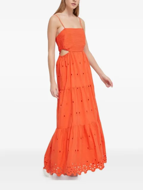 Desigual cut-out maxi dress Orange 24SWVW12