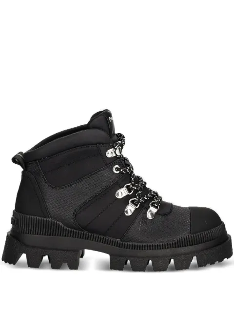 Desigual lace-up chunky sole track boots Black 24WSTY02