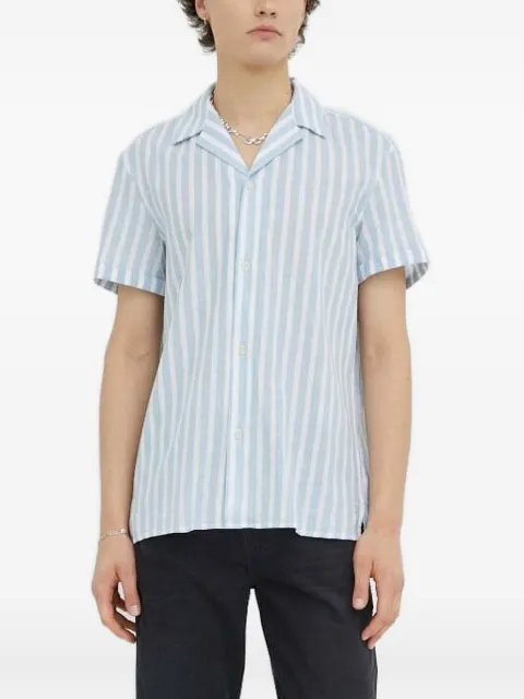 Drykorn stripe short-sleeve shirt Blue 47217144054