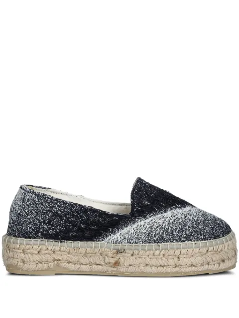 Manebi platform flat espadrilles Blue H47D0