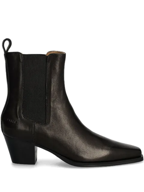 Copenhagen elastic-panel pointed-toe boots Black CPH247
