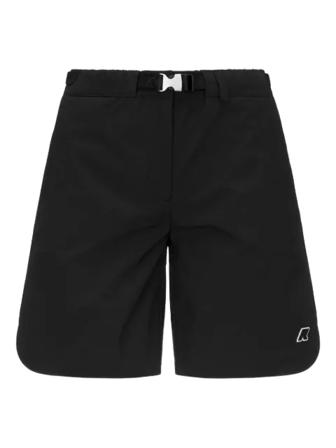K-Way Hiky buckle-belt shorts Black K5135FWDONNA