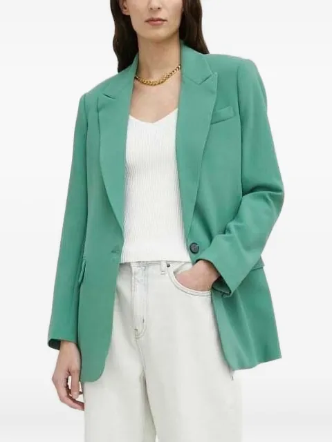 Bruuns Bazaar single-breasted button blazer Green BBW2548