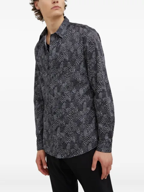 Drykorn spotted-print shirt Blue 47188152137