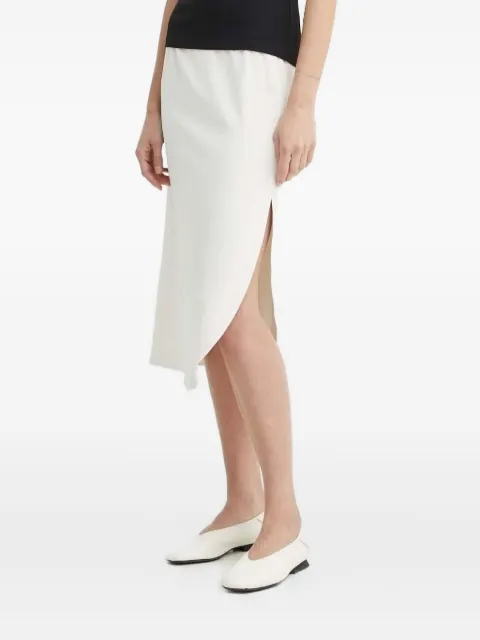 Drykorn side-slit midi skirt White 66427130014