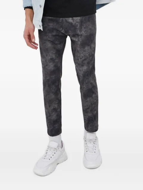 Drykorn tie-dye straight-leg trousers Black 1361612100