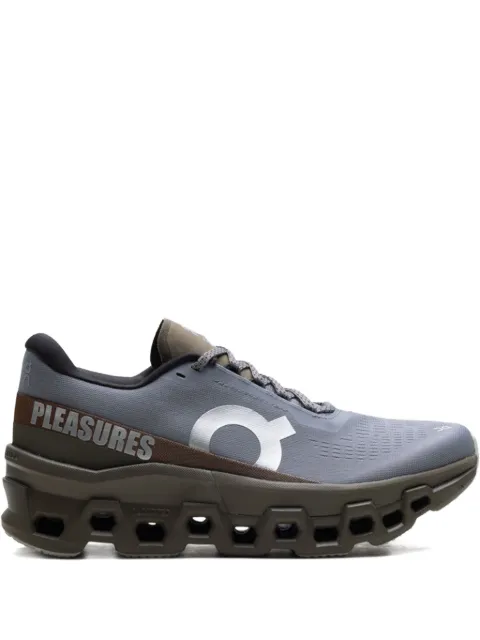 On x Pleasures x The Loop Cloudmonster 2 "Mist/Olive" sneakers Grey 3WF10393192