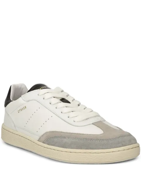 Copenhagen leather panelled lace-up sneakers Neutrals CPH257M