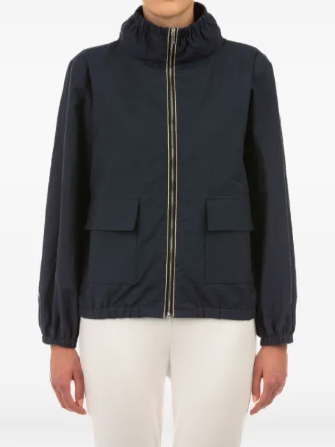 Le Tricot Perugia zip-fastening bomber jacket Blue 76780
