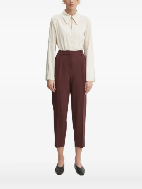 Bruuns Bazaar embellished wide-cuff shirt Neutrals BBW4264