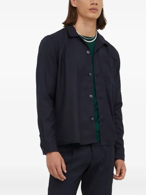 Bruuns Bazaar pocket button-down shirt Blue BBM1425