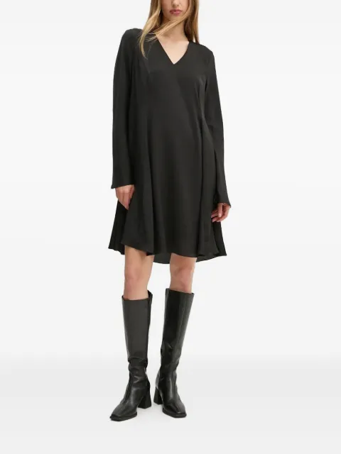 Bruuns Bazaar V-neck flared dress Black BBW4034
