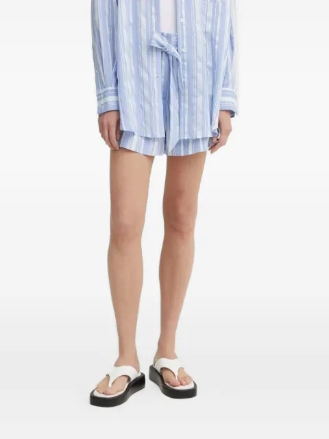 Bruuns Bazaar Swinies BBB Rynja beltedstriped shorts Blue BBW3975
