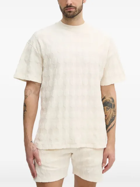 BALR. honeycomb-textured shorts Neutrals B14331023