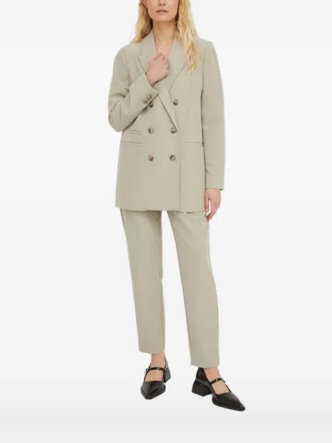 Bruuns Bazaar double-breasted blazer Neutrals BBW3663