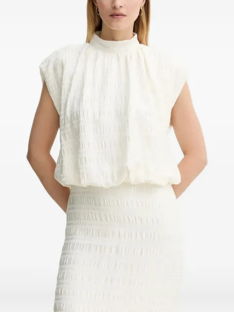 Bruuns Bazaar fringed midi dress White BBW4432