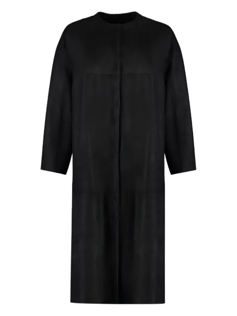 Salvatore Santoro suede coat Black 45092D