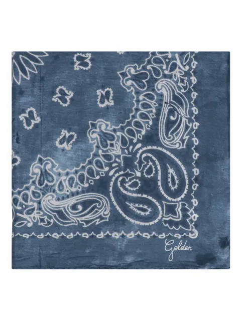 Golden Goose paisley-print scarf Blue GUP01053P000667