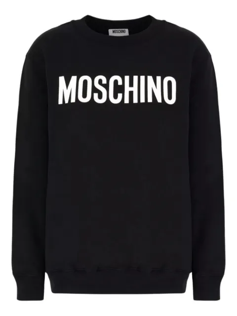 Moschino logo-print sweatshirt Black 251E17060528