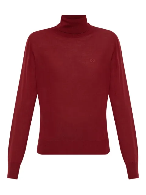 DSQUARED2 virgin wool sweater Red S75HA1266S18310