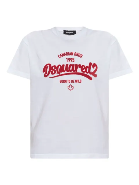 DSQUARED2 logo-print T-shirt White S75GD0488D20035