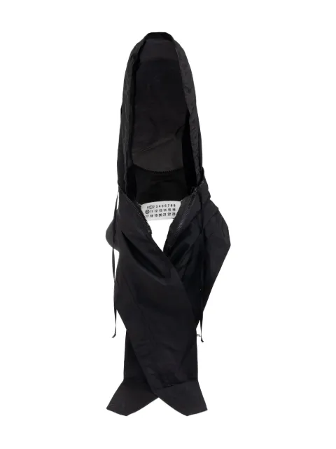 Maison Margiela hooded zip-up scarf Black S51TH0092M35350