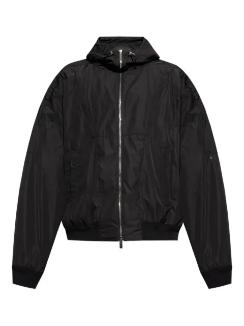 DSQUARED2 hooded zip-up jacket Black S74AM1592S47858