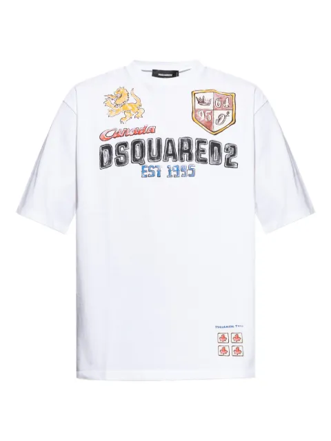 DSQUARED2 logo-print t-shirt White S74GD1437S24583