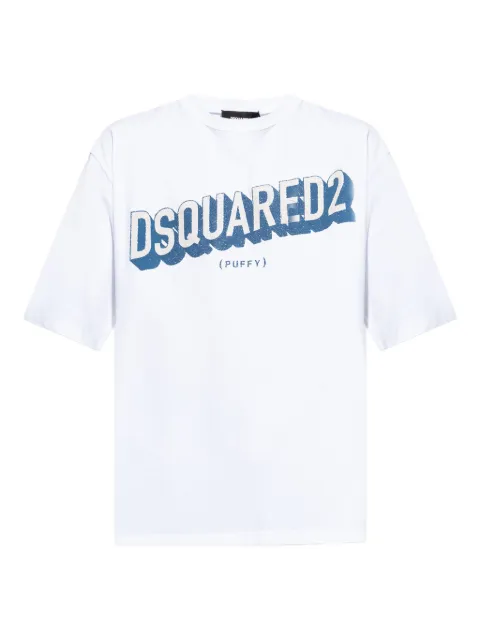 DSQUARED2 logo-print T-shirt White S74GD1445D20020