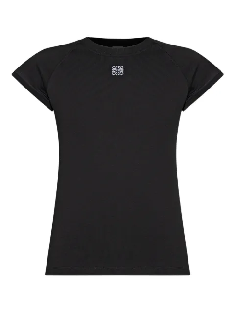 LOEWE Anagram-embroidered T-shirt Black S359Y22X96