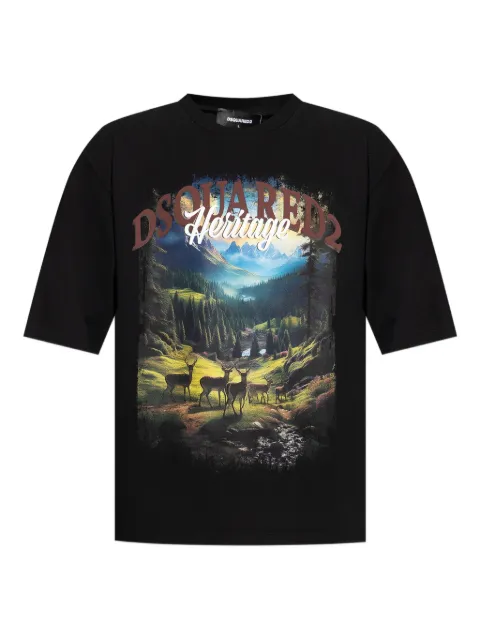 DSQUARED2 Canada T-shirt Black S74GD1467S24583