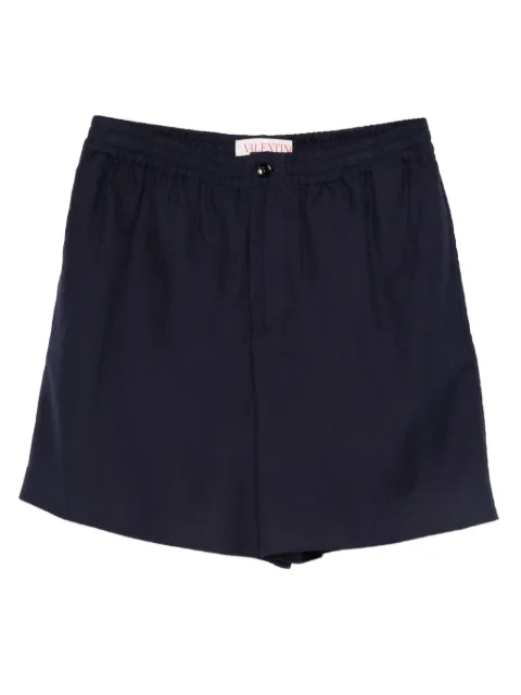 Valentino Garavani elastic-waist shorts Blue VRDE38ASM