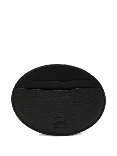 Christian Louboutin Mooncrest oval cardholder Black 3255171BK01