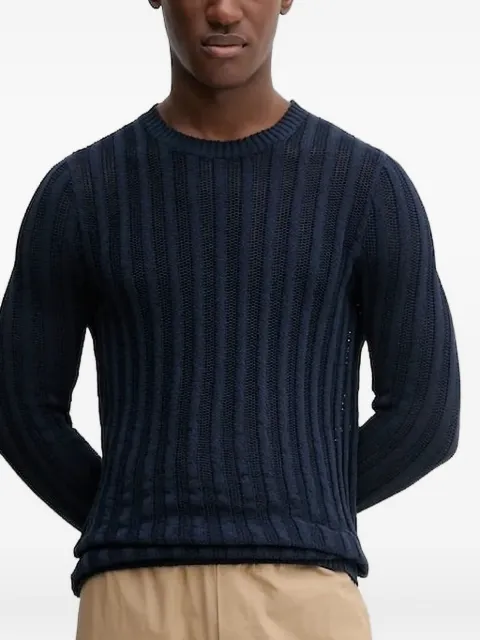 Barena ribbed-knit sweater Blue KNU51112741