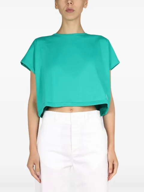 Department 5 Yumana tie-detail T-shirt Green DT0012JF0016000726