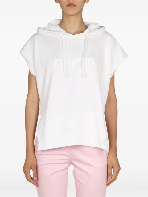 Department 5 hooded short-sleeve hoodie White DF0112FF0005000E21000