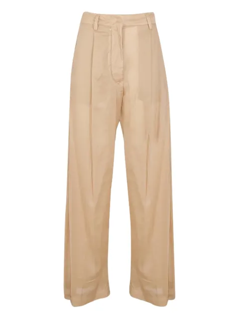 THELATEST pleated trousers Neutrals TLW03111T0172NTP