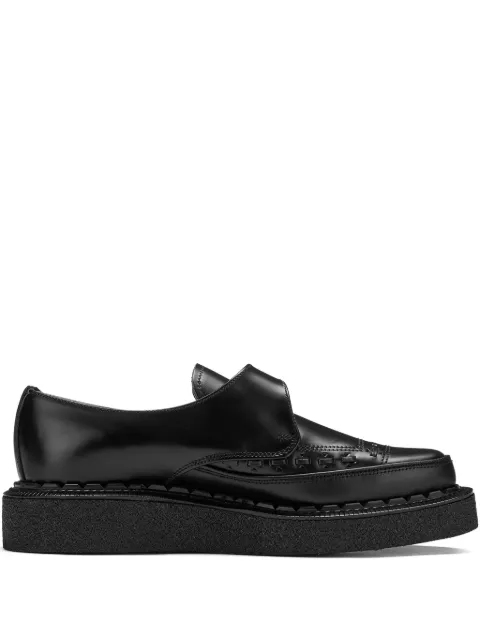 George Cox Strummer buckle-strap monk shoes Black 3976V040