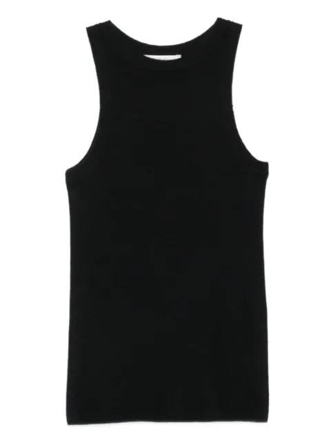 CO COLLECTION ribbed tank top Black 8200BCMCORE