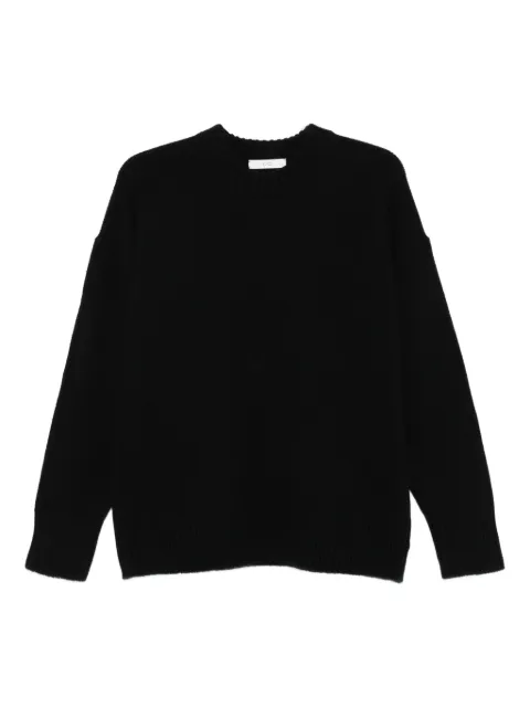 CO COLLECTION crew-neck ribbed sweater Black 7682WCMESSN