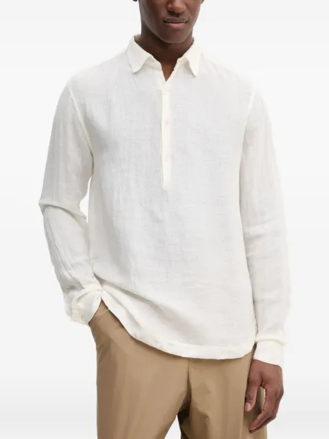 Barena long-sleeved polo shirt White CAU50713144