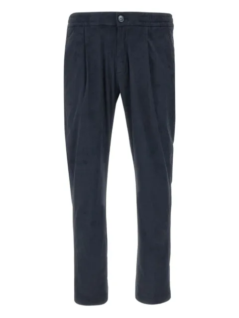 Herno pleated-detail trousers Blue PT00033UR12729S
