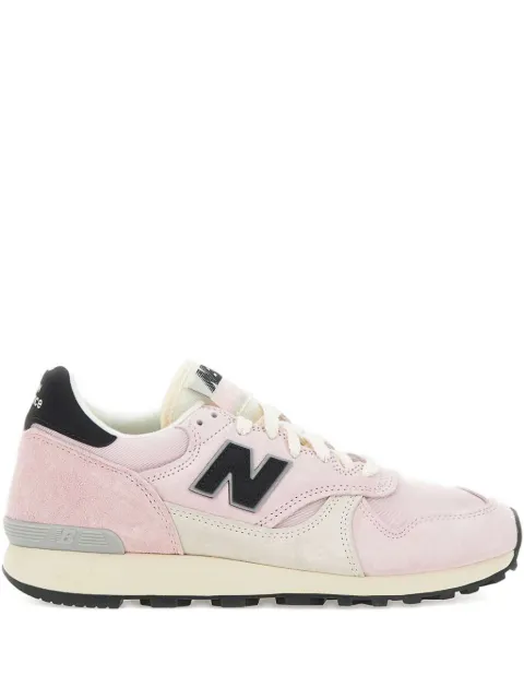 New Balance U475 suede-panelled sneakers Pink U475PDROSE